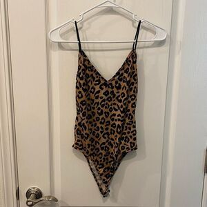 Worn once Forever 21 cheetah bodysuit